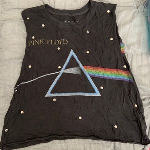 Pink Floyd crop tank